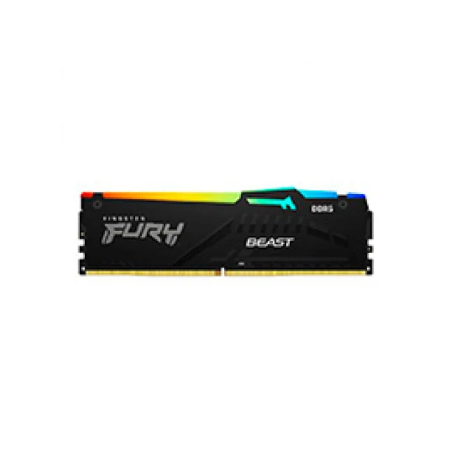 Kingston Technology FURY Beast RGB módulo de memoria 8 GB 1 x 8 GB DDR5 5200 MT/s 288-pin DIMM