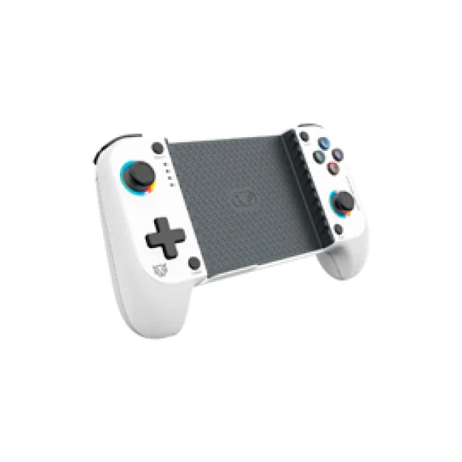 Gamepad BALAM RUSH para Móvil Inalámbrico Kontrol Move G626 / Bluetooth 5.0 / Compatible con Android + IOS + Botones Mecánicos + Gatillos Sensibles + Funciones Turbo + RGB / Recargable / Legend Blanco image 2