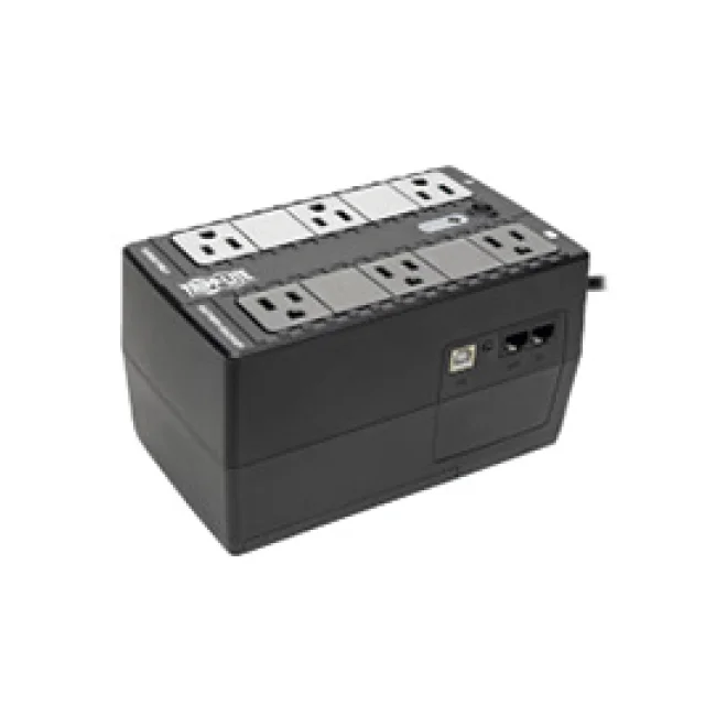 Tripp Lite INTERNET350U UPS Standby de 350VA 210W - 6 Tomacorrientes NEMA 5-15R, 120V, 50Hz / 60Hz, USB, Clavija 5-15P, Instalación en Pared o Escritorio image 3
