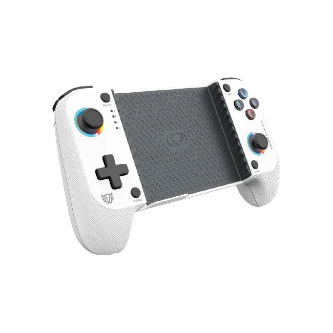 Gamepad BALAM RUSH para Móvil Inalámbrico Kontrol Move G626 / Bluetooth 5.0 / Compatible con Android + IOS + Botones Mecánicos + Gatillos Sensibles + Funciones Turbo + RGB / Recargable / Legend Blanco image 4