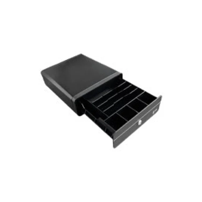 CAJÓN DE DINERO 3NSTAR CD205 CON LLAVE, 24V, COMPACTO, NEGRO, METÁLICO CD205