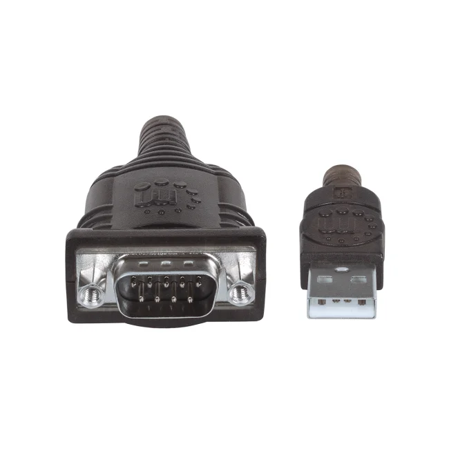 Manhattan 151856 cable serial Plata 0.45 m USB A Serial/COM/RS232/DB9 image 6