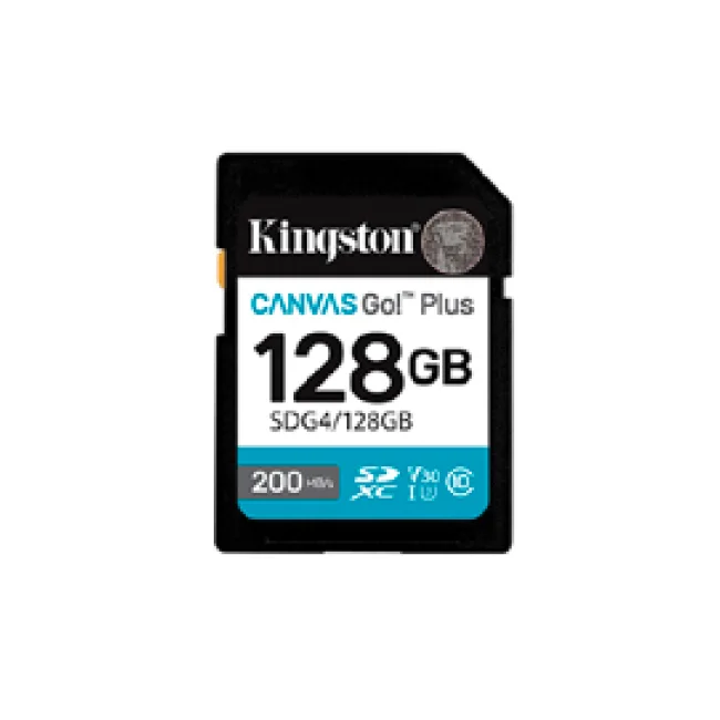 Kingston Technology Canvas Go! Plus 128 GB SDXC UHS-I Clase 10