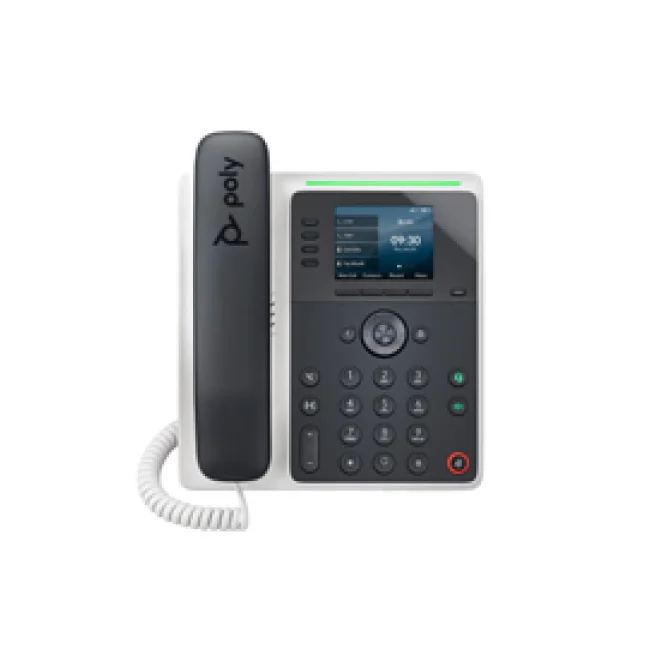 HP Poly Teléfono Poly Edge E220 IP y habilitado para PoE