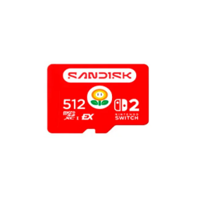 MEMORIA SANDISK MICRO SDXC 512GB NINTENDO SWITCH2 EXPRESS 880MB/S 4K U3 V30 SDSQXFN-512G-GR6ZN