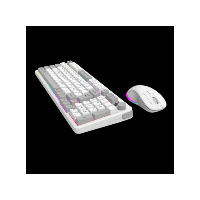 KIT DE TECLADO Y MOUSE GAMER BALAM RUSH SQUAD CONQUEST PRO KG525 INALAMBRICO RF  BLANCO image 5