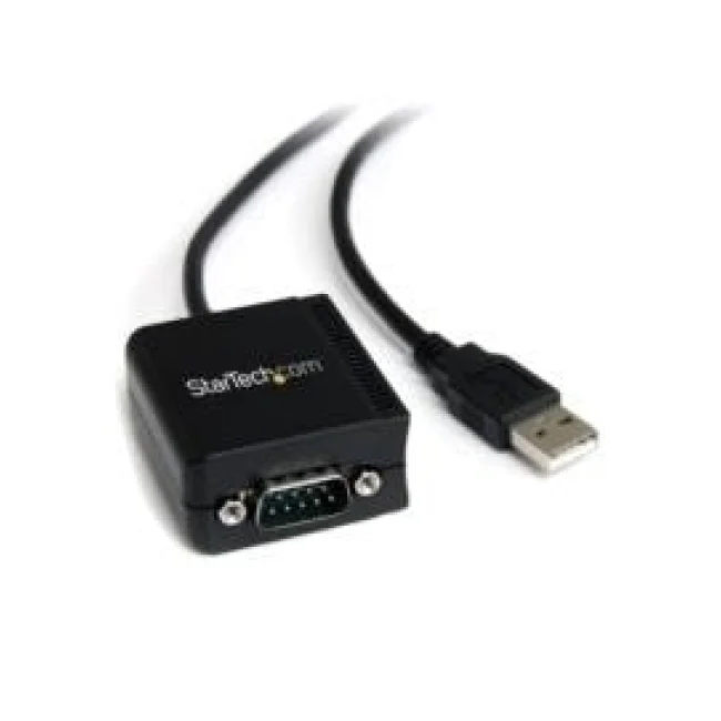 StarTech.com Cable 1.8m USB a Puerto Serie Serial RS232 DB9 con Retención del Puerto de Asignación COM