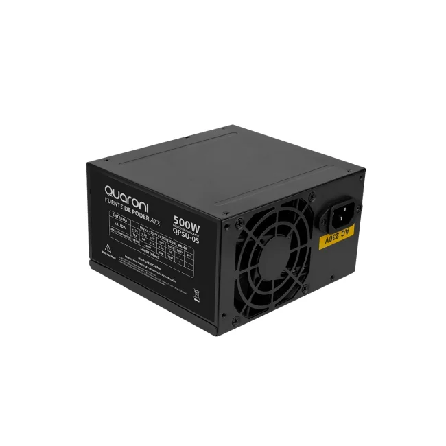 Quaroni QPSU-05 unidad de fuente de alimentación 500 W 24-pines ATX ATX Gris image 4