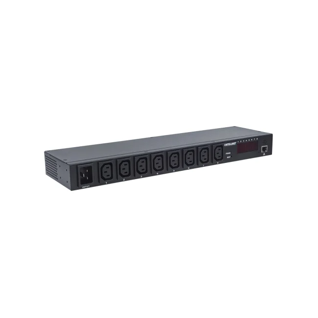 Intellinet Barra multicontactos de 8 salidas para montaje en rack de 19" image 7