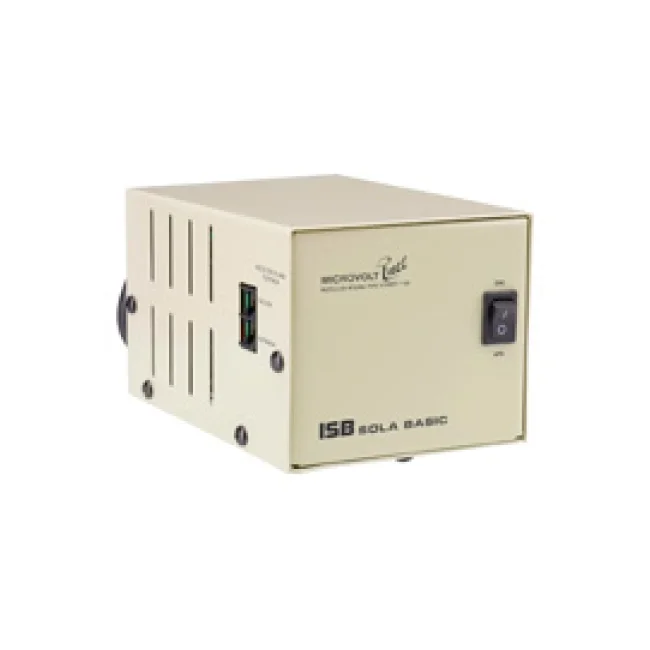 Industrias Sola Basic REGULADOR ELEC MICROVOLT 1000VA regulador de voltaje 1000 V Blanco