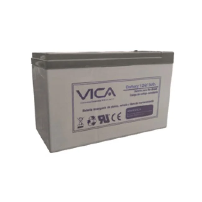 BATERIA DE REEMPLAZO VICA 12V 9AH, GENERICA COMPATIBLE CON EL 80% DE NO BREAKS DE OTRAS MARCAS, 1 AÑO DE GARANTIA