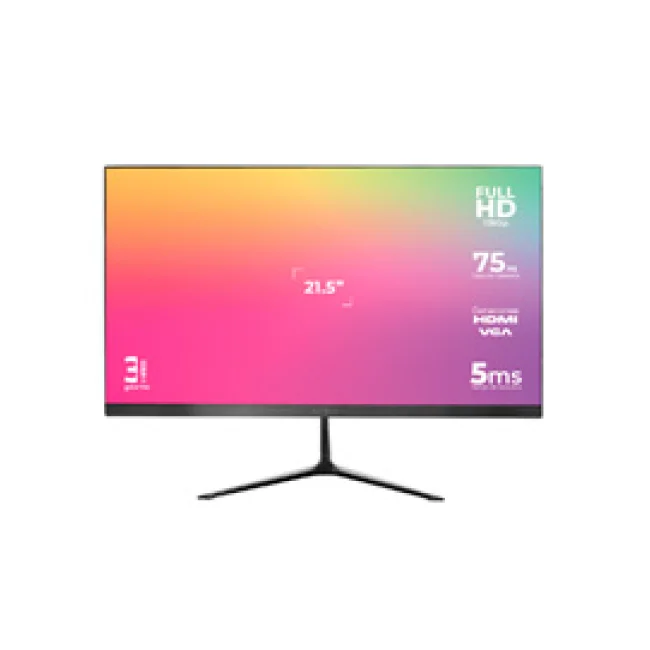 Acteck AC-933858 monitor de computadora 54.6 cm (21.5") 1920 x 1080 Pixeles Full HD Negro image 3