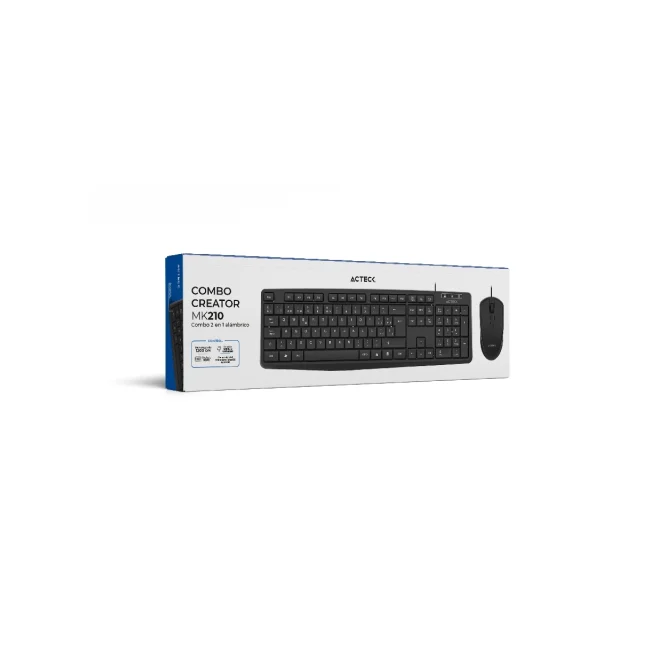 Acteck AC-928984 teclado Ratón incluido USB Negro image 7