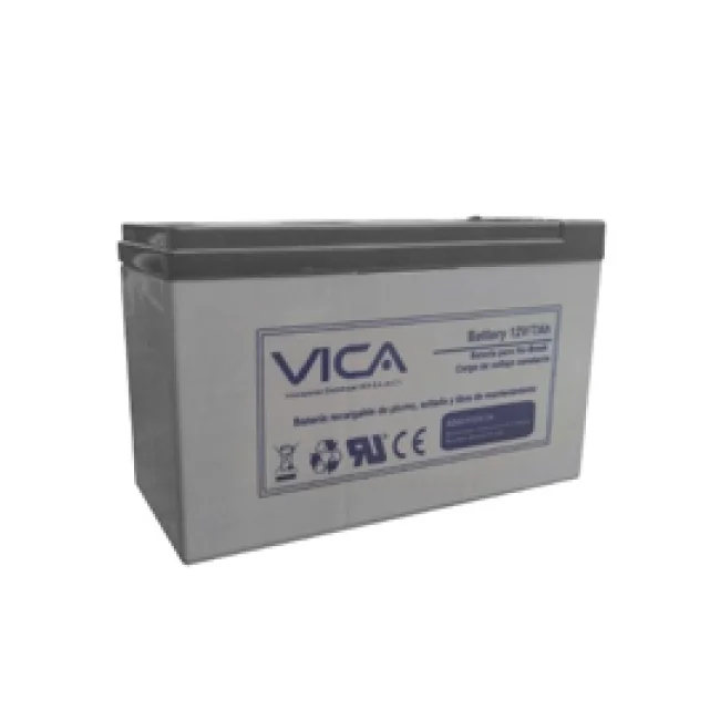 BATERIA DE REEMPLAZO VICA 12V 7AH, GENERICA COMPATIBLE CON EL 80% DE NO BREAKS DE OTRAS MARCAS, 1 AÑO DE GARANTIA