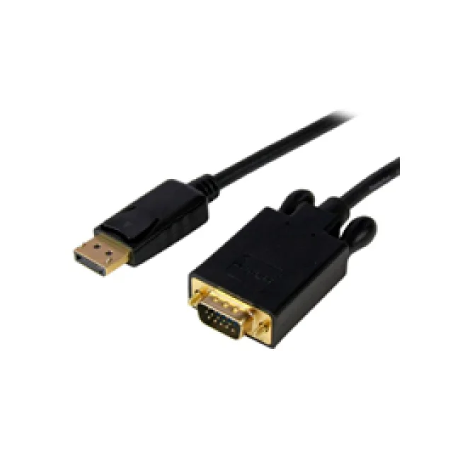StarTech.com Cable de 1.8m DisplayPort a VGA - Cable Adaptador Activo de DisplayPort a VGA - Video 1080p - Cable de Monitor DP a VGA - Convertidor DP 1.2 a VGA - Conector DP con Pestillo
