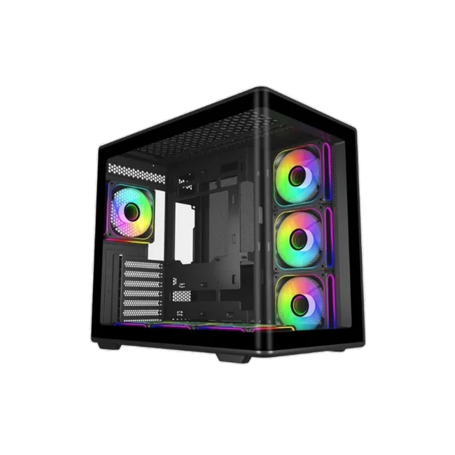 GABINETE COOLER MASTER (E600-KGNN-S02) ELITE 600 BLACK 7 FAN*ARGB INCLUIDOS,S/FUENTE image 2