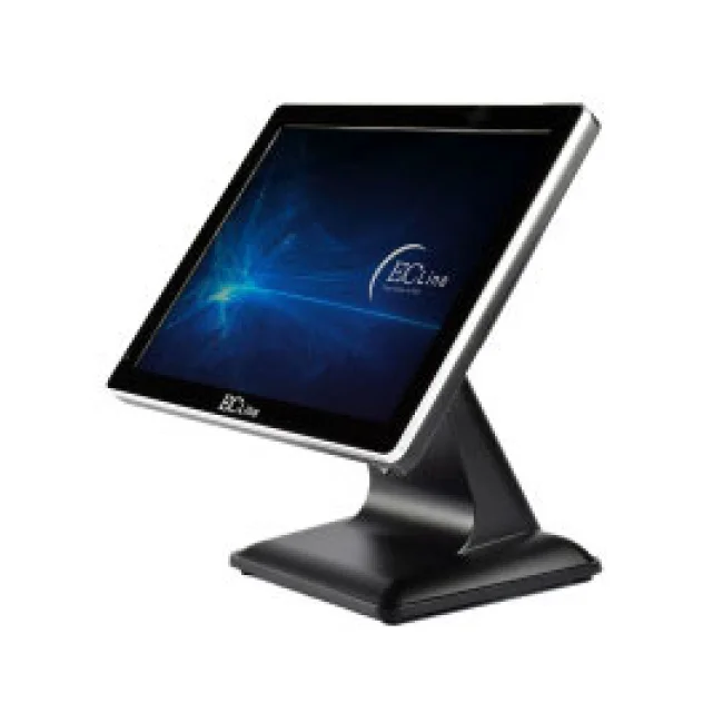 TERMINAL PUNTO DE VENTA EC LINE EC-VP-1100-240-W11, NEGRO, PANTALLA TOUCH AIO, 15 PULGADAS, INTEL CELERON J6412, 8GB RAM, 240GB SSD, WINDOWS 11 IOT