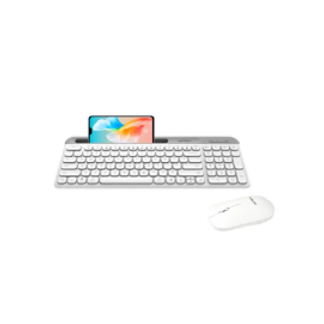 Acteck Creator Virtuos Silk MK720 teclado Ratón incluido Bluetooth Español Blanco image 3