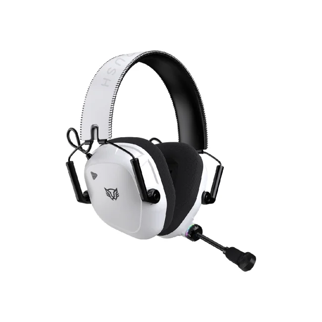 DIADEMA GAMER BALAM RUSH PILOTO PRO HS808 ALAMBRICO USB C NEGRO/BLANCO image 3
