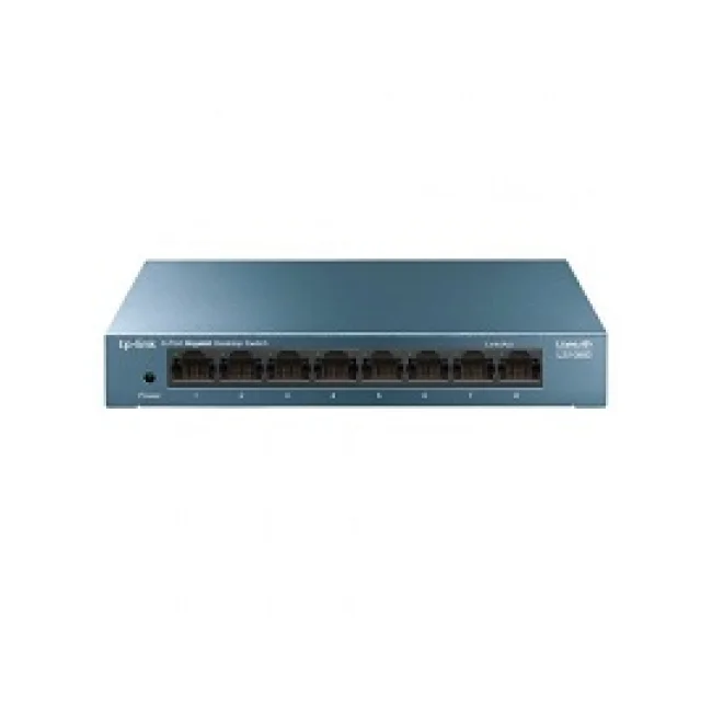 TP-Link LS108G dispositivo de redes No administrado Gigabit Ethernet (10/100/1000) Azul image 4