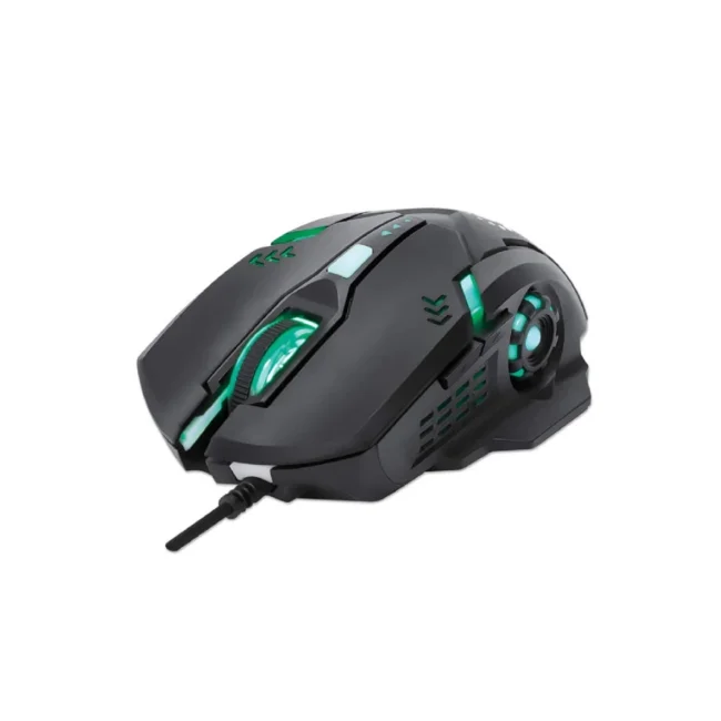 Manhattan Ratón óptico LED para juegos con cable image 11