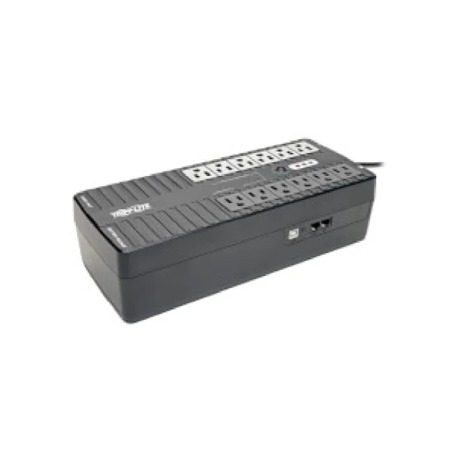 Tripp Lite ECO750UPS UPS Standby de 750VA 450W - 12 Tomacorrientes NEMA 5-15R, 120V, 50Hz / 60Hz, Clavija 5-15P, ENERGY STAR, Instalación en Pared o Escritorio image 3