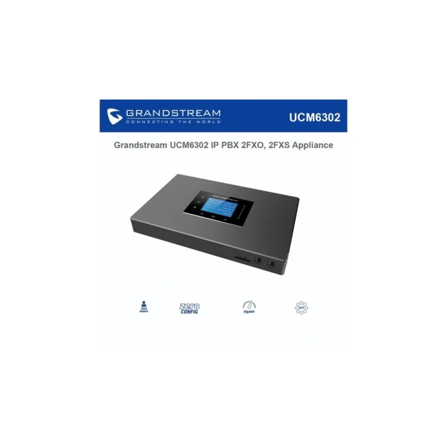 Grandstream Networks UCM6302 Sistema de centralita privada (PBX) 1000 usuario(s) Sistema IP PBX (privado y con conmutación de paquetes) image 13