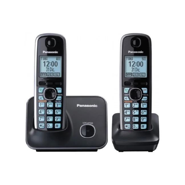 Panasonic KX-TG4112ME Teléfono DECT Identificador de llamadas Negro image 6