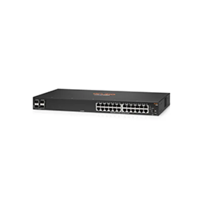 Aruba 6100 24G 4SFP+ Gestionado L3 Gigabit Ethernet (10/100/1000) 1U Negro