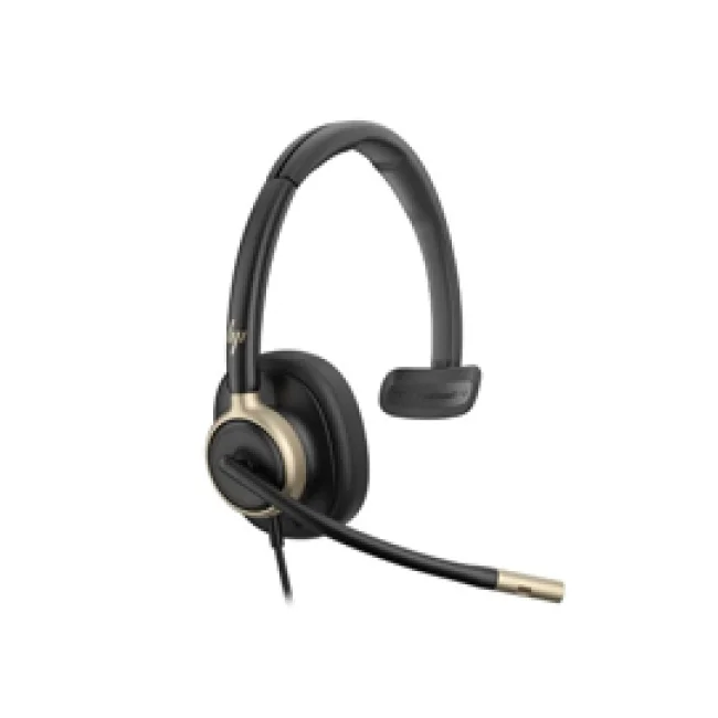 HP Poly Poly Mission 815 Monaural USB Wired H Auriculares Alámbrico Diadema Negro