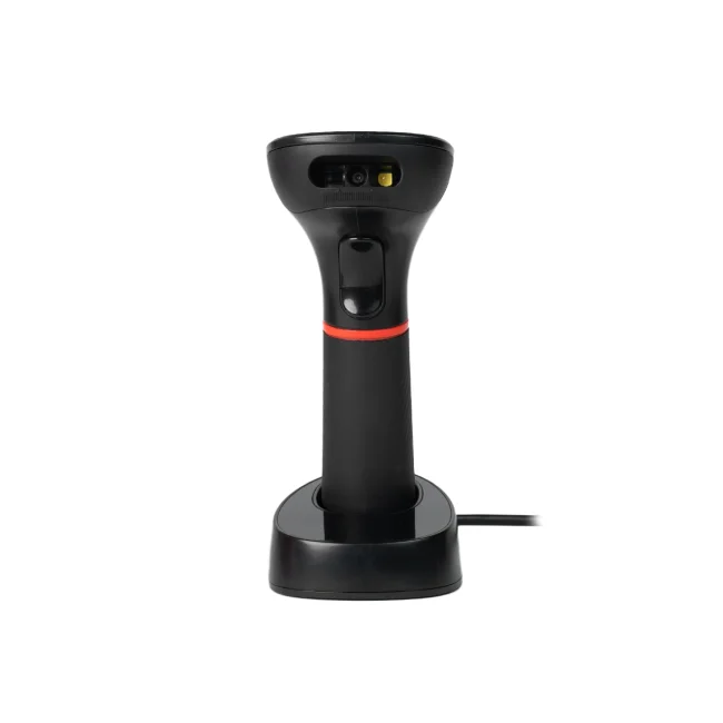 Ghia LECTOR DE CODIGOS DE BARRAS 2D INALAMBRICO // RECEPTOR USB // BLUETOOTH // BASE DE CARGA // COM Lector de código de barras manual CMOS Negro image 4