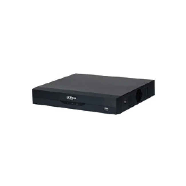 DAHUA DH-XVR5104HS-I3/T -DVR de 5MP Lite con WizSense/HDCVI X PLUS/ Soporta 4 canales+ 2 IP o hasta 6 canales IP/Audio Bidireccional en los 4 Canales/  Reconocimiento facial y protección perimetral en 1 canal/incluye SDM Plus, codificación H.265+