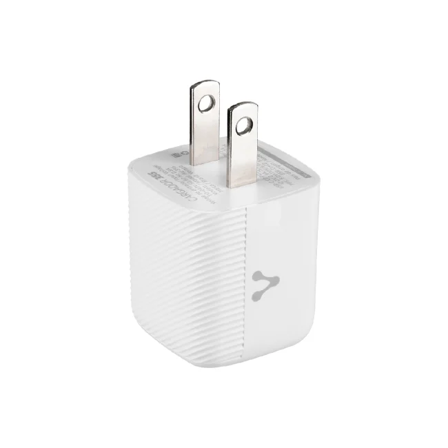 CARGADOR PARED VORAGO AU-355 FAST CHARGE 2 X USB-C 30W BLANCO image 5