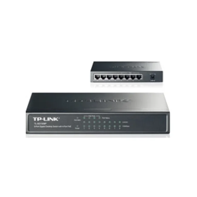 TP-Link TL-SG1008P dispositivo de redes No administrado Gigabit Ethernet (10/100/1000) Energía sobre Ethernet (PoE) Avellana image 5