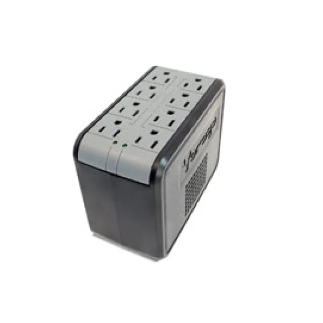 Vorago AVR-100 regulador de voltaje 8 salidas AC Negro image 3