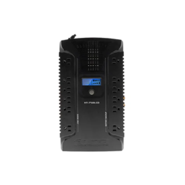 Forza Power Technologies HT-750LCD sistema de alimentación ininterrumpida (UPS) Línea interactiva 0.75 kVA 375 W 12 salidas AC