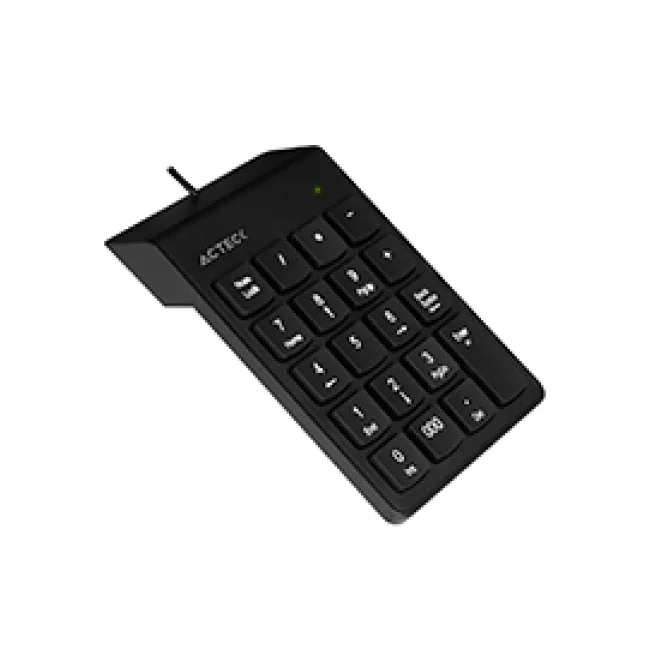 Acteck AC-932622 teclado numérico Universal USB Negro