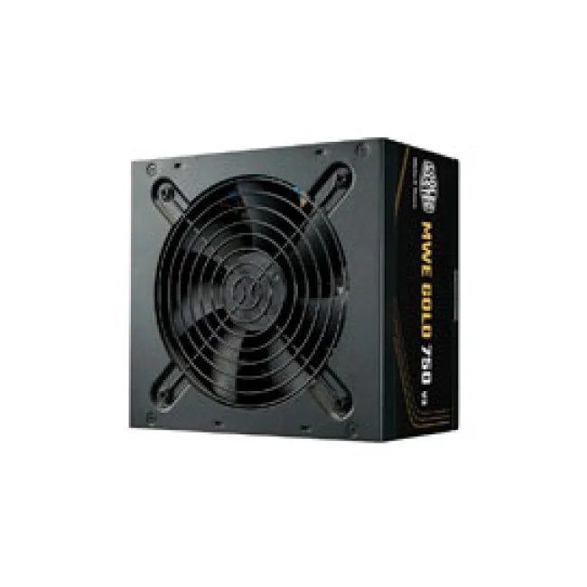 FUENTE DE PODER COOLER MASTER MWE GOLD 80 PLUS GOLD, 24-PIN ATX, 12VHPWR, 120MM, 750W