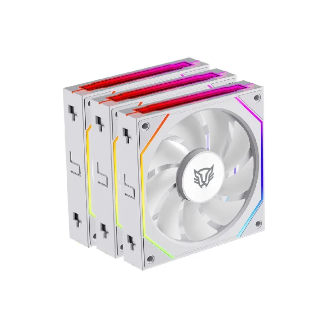 KIT 3 VENTILADORES BALAM RUSH EXL95/120mm/ PWM 4 pin/RGB/BLC (BR-942096) image 3