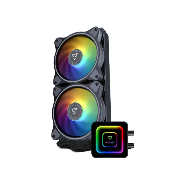 ENFRIAMIENTO LIQUIDO OCELOT GAMING OEL240 / 240MM / ARGB / 70 CFM / 1800 RPM / 32 DB / INTEL Y AMD / COLOR NEGRO image 3