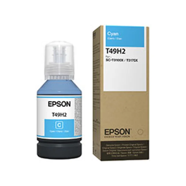 CARTUCHO EPSON MODELO T49H CYAN, PARA PLOTTER T3170X (140 ML)