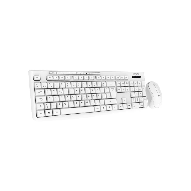 KIT DE TECLADO Y MOUSE ACTECK CREATOR PRIME MK225 INALAMBRICO USB BLANCO image 4