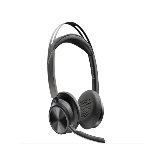HP Poly Auriculares USB-C-C Poly Voyager Focus 2 con certificación para Microsoft Teams + adaptador USB-C/A + soporte de carga image 8