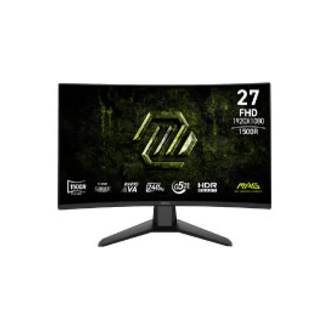 MONITOR GAMER MSI MAG 274CF X24 /27 FHD / 240 HZ/2XHDMI/DISPAYPORT1.4  CURVO 1500R