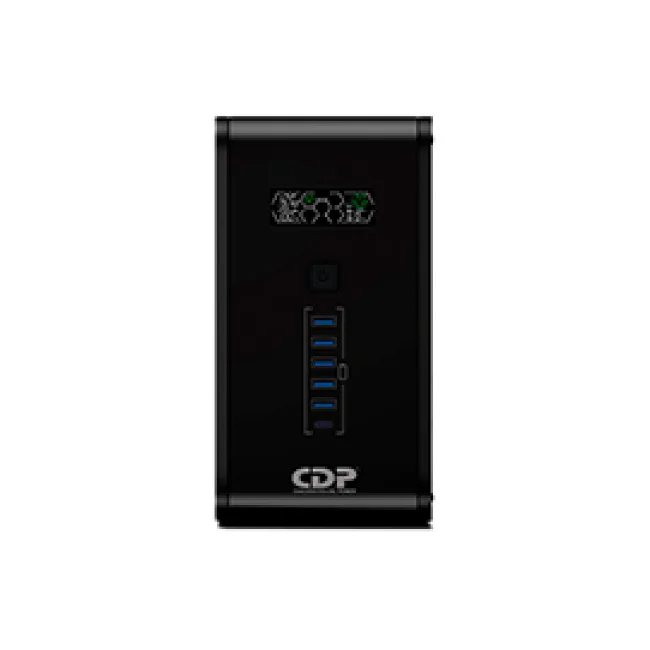 CDP R-SMART1010 sistema de alimentación ininterrumpida (UPS) En espera (Fuera de línea) 1 kVA 500 W 5 salidas AC image 3