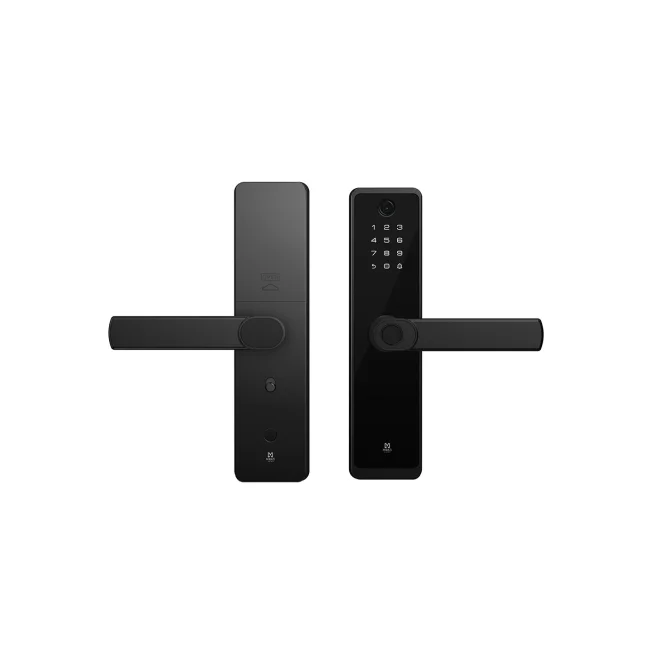 CERRADURA INTELIGENTE CON CáMARA Y TIMBRE, DETECCIóN DE HUELLA DACTILAR, TARJETA RFID, CONECTIVIDAD WIFI, COMBINACIóN NUMéRICA Y LLAVE FíSICA, DE ALEACIóN DE ALUMINIO Y CRISTAL TEMPLADO. image 3
