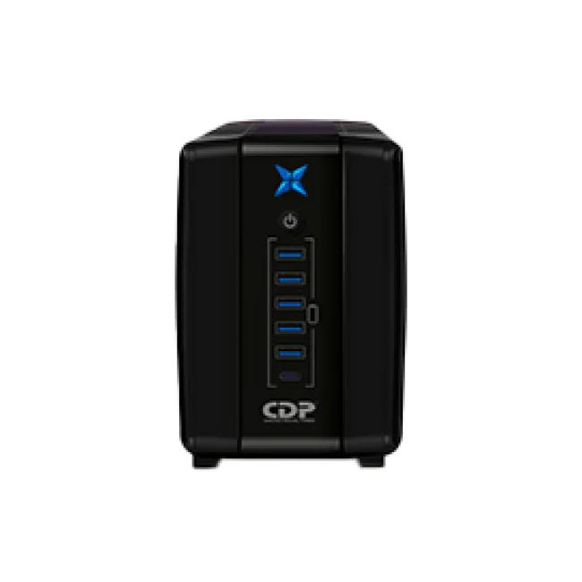 CDP R-UPR758 sistema de alimentación ininterrumpida (UPS) Línea interactiva 0.75 kVA 375 W 8 salidas AC