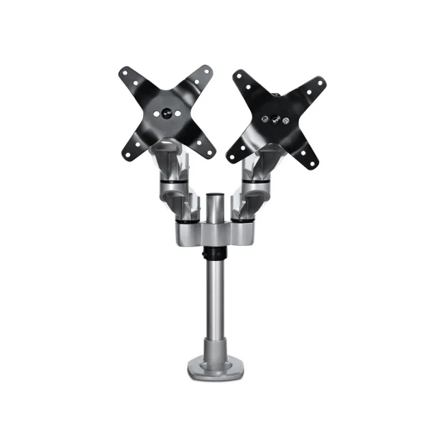 StarTech.com Brazo Articulado Prémium para Dos Monitores de hasta 30" - Soporte VESA de Altura Ajustable - Montaje Mordaza/Ojal en Escritorio - con Rotación, Inclinación y Giro - Plata image 5