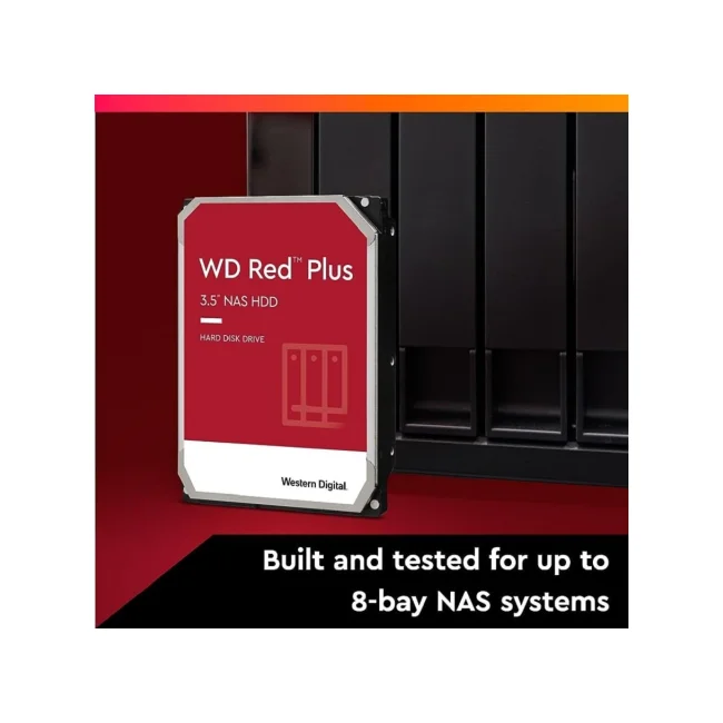 Western Digital Red Plus WD40EFPX disco duro interno 3.5" 4 TB Serial ATA III image 3