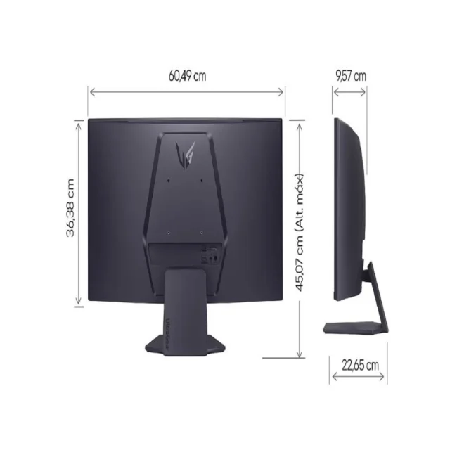 LG 27GS60QC monitor de computadora 68.6 cm (27") 2560 x 1440 Pixeles Full HD LCD Negro image 12